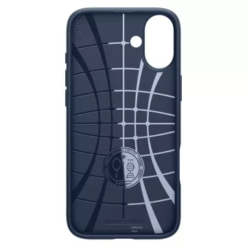 Etui obudowa plecki Spigen Liquid Air do Apple iPhone 16 Navy Blue