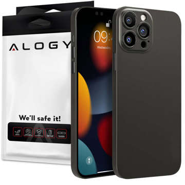 Etui ochronne Alogy Ultra Slim Case do Apple iPhone 13 Pro Czarne + Szkło