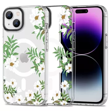 Etui ochronne MagMood do MagSafe do iPhone 15 spring daisy