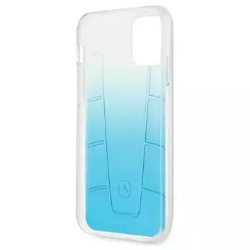 Etui ochronne Mercedes MEHCP12MCLGBL do Apple iPhone 12 / 12 Pro 6,1" niebieski/blue hardcase Transparent Line