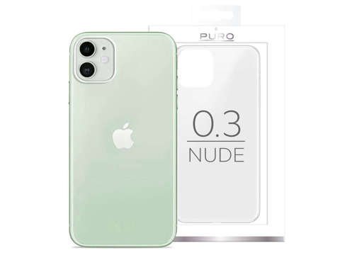 Etui ochronne PURO 0.3 Nude do Apple iPhone 12 Mini 5.4 Przezroczyste