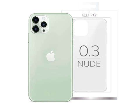 Etui ochronne PURO 0.3 Nude do Apple iPhone 12 Pro Max 6.7 Przezroczyste