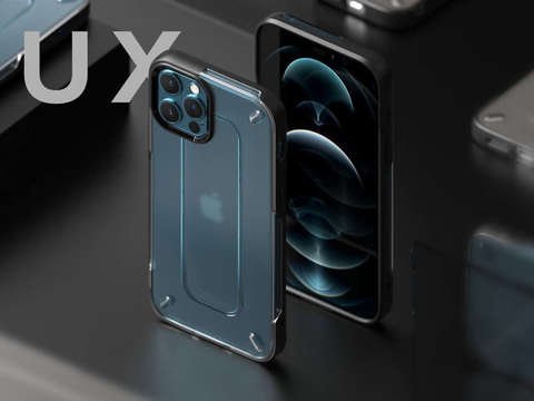 Etui ochronne Ringke UX do Apple iPhone 12/ 12 Pro 6.1 Matte Clear