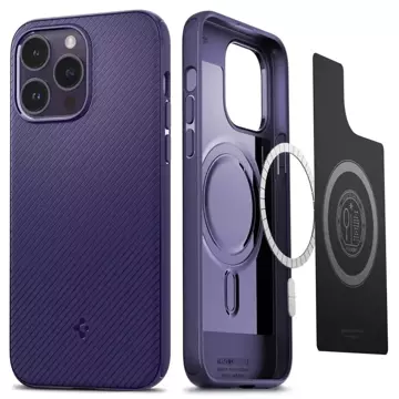 Etui ochronne Spigen Mag Armor do iPhone 14 Pro Max Deep Purple