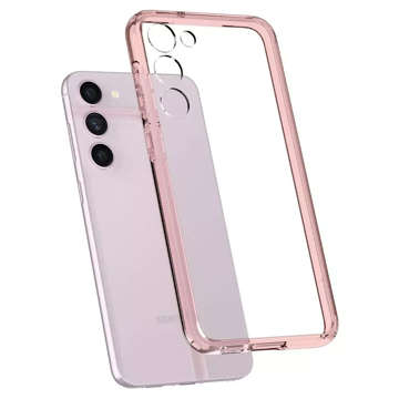 Etui ochronne Spigen Ultra Hybrid do Samsung Galaxy S23 Rose Crystal + Szkło