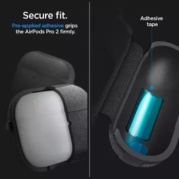 Etui ochronne Spigen Urban Fit do Apple AirPods Pro 1 / 2 Black