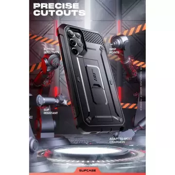 Etui ochronne Supcase Unicorn Beetle Pro 2-set do Samsung Galaxy S23 Ultra Black