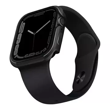 Etui ochronne UNIQ Valencia do Apple Watch Series 4/5/6/7/8/SE 40/41mm grafitowy/graphite