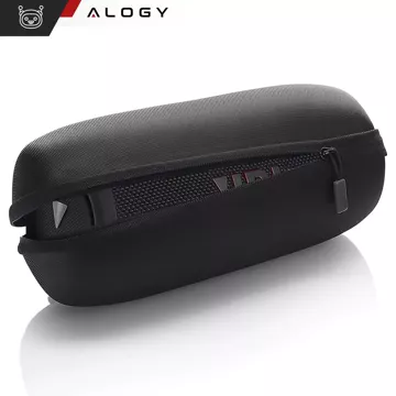 Etui ochronne case na głośnik do JBL Flip 2/3/4/5/6 Alogy Hard Case obudowa ochronna z karabińczykiem mocne Czarne