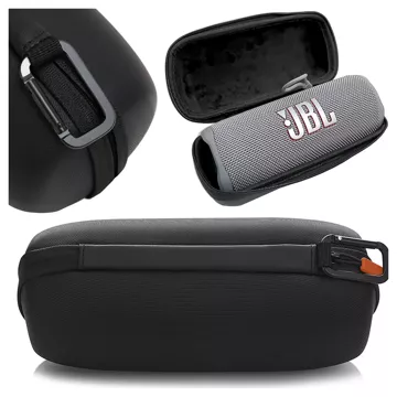 Etui ochronne case na głośnik do JBL Flip 2/3/4/5/6 Alogy Hard Case obudowa ochronna z karabińczykiem mocne Czarne