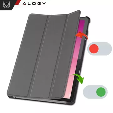 Etui ochronne do Lenovo Tab P12 12.7 TB-370 obudowa na tablet Alogy Book Cover Case Szare