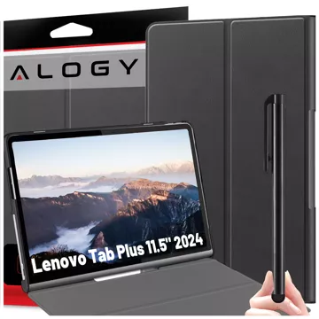 Etui ochronne do Lenovo Tab Plus 11.5" 2024 TB351FU Alogy Book Cover Case obudowa na tablet Czarne