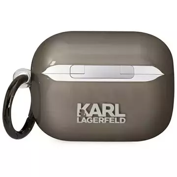 Etui ochronne na słuchawki Karl Lagerfeld do AirPods Pro cover czarny/black Karl`s Head 