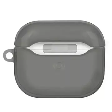 Etui ochronne na słuchawki UNIQ etui Glase do Apple AirPods 3 dymiony/smoke