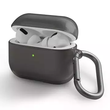 Etui ochronne na słuchawki UNIQ etui Glase do Apple AirPods Pro dymiony/smoke