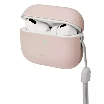 Etui ochronne na słuchawki UNIQ etui Lino AirPods Pro 2 gen Silicone różowy/blush pink