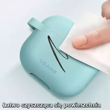 Etui ochronne na słuchawki USAMS do Apple AirPods 3 silicon różowy/pink BH741AP03 (US-BH741)