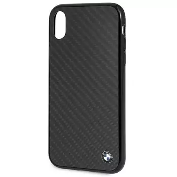 Etui ochronne na telefon BMW BMHCI61MBC do Apple iPhone Xr czarny/black Siganture-Carbon