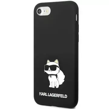 Etui ochronne na telefon Karl Lagerfeld KLHCI8SNCHBCK do Apple iPhone 7/8/ SE 2020/2022 hardcase czarny/black Silicone Choupette