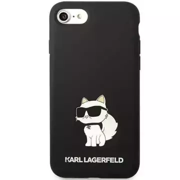 Etui ochronne na telefon Karl Lagerfeld KLHCI8SNCHBCK do Apple iPhone 7/8/ SE 2020/2022 hardcase czarny/black Silicone Choupette