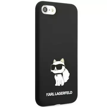 Etui ochronne na telefon Karl Lagerfeld KLHCI8SNCHBCK do Apple iPhone 7/8/ SE 2020/2022 hardcase czarny/black Silicone Choupette