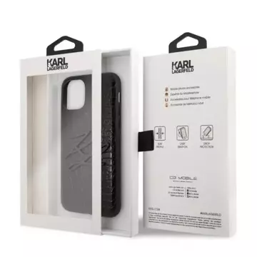 Etui ochronne na telefon Karl Lagerfeld KLHCN58CRKBK do Apple iPhone 11 Pro hardcase czarny/black Croco