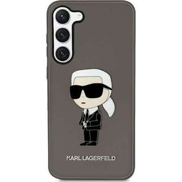 Etui ochronne na telefon Karl Lagerfeld KLHCS23SHNIKTCK do Samsung Galaxy S23 S911 czarny/black hardcase Ikonik Karl Lagerfeld