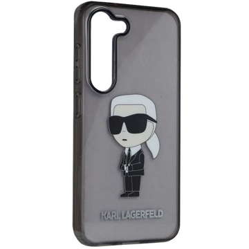 Etui ochronne na telefon Karl Lagerfeld KLHCS23SHNIKTCK do Samsung Galaxy S23 S911 czarny/black hardcase Ikonik Karl Lagerfeld