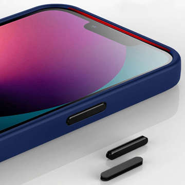 Etui ochronne na telefon MagMat Case do MagSafe do Apple iPhone 12 / 12 Pro Matte Navy + Szkło