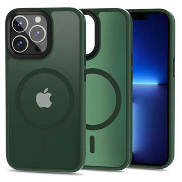 Etui ochronne na telefon MagMat Case do MagSafe do Apple iPhone 13 Pro Matte Green + Szkło