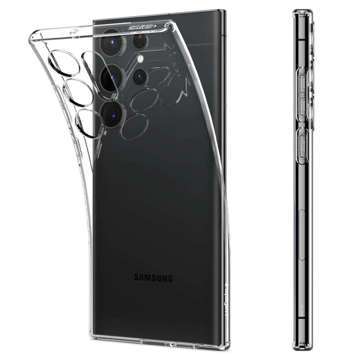 Etui ochronne na telefon Spigen Liquid Crystal Case obudowa do Samsung Galaxy S23 Ultra Crystal Clear