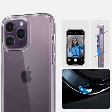 Etui ochronne na telefon Spigen Ultra Hybrid Case obudowa do Apple iPhone 14 Pro Crystal Clear