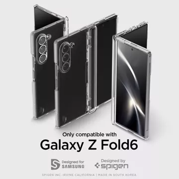 Etui ochronne na telefon Spigen Ultra Hybrid Pro do Galaxy Z Fold 6 Crystal Clear