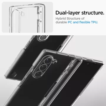 Etui ochronne na telefon Spigen Ultra Hybrid Pro do Galaxy Z Fold 6 Crystal Clear