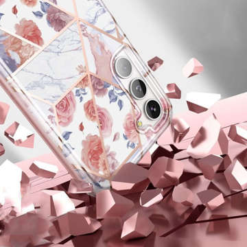 Etui ochronne na telefon Velar Case 360 do Samsung Galaxy S23 Marble Marmur