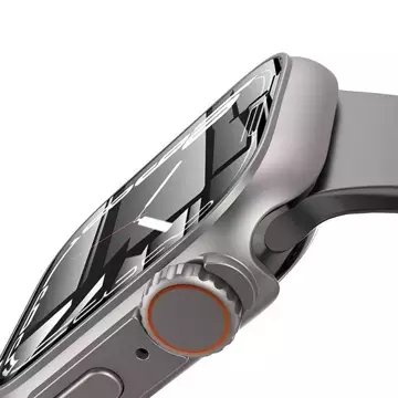 Etui ochronne nakładka Defense360 do Apple Watch 7 / 8 (45 mm) Titanium/orange