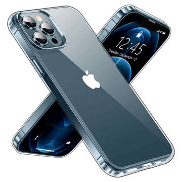 Etui ochronne obudowa Alogy Hybrid Case Super Clear do Apple iPhone 12 Pro Max Przezroczyste + Szkło