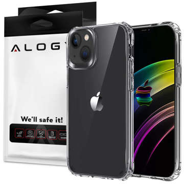 Etui ochronne obudowa Alogy Hybrid Case do Apple iPhone 13 Przezroczyste + Szkło