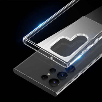 Etui ochronne obudowa Alogy Hybrid Clear Case do Samsung Galaxy S23 Ultra Przezroczyste + Szkło