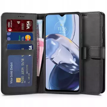Etui ochronne portfel Wallet z klapką do Motorola Moto E22 / E22i Black