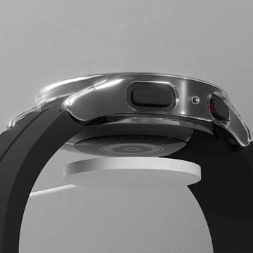 Etui ochronne silikonowe Alogy nakładka Case do Samsung Galaxy Watch 5 Pro 45mm Clear + 2x Szkło