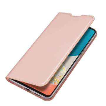 Etui ochronne z klapką Dux Ducis Skin Pro skórzane do Samsung Galaxy A53 5G Rose Gold