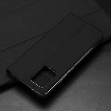 Etui ochronne z klapką Dux Ducis Skin Pro skórzane do Samsung Galaxy S10 Lite Czarne