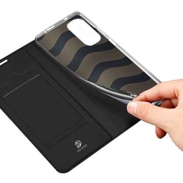 Etui ochronne z klapką Dux Ducis Skin Pro skórzane do Xiaomi Redmi Note 11/ 11S Czarne