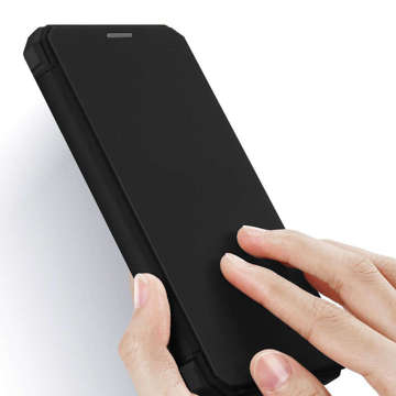 Etui ochronne z klapką Dux Ducis Skin X skórzane do Apple iPhone 7/8/SE 2020 Czarne + Szkło