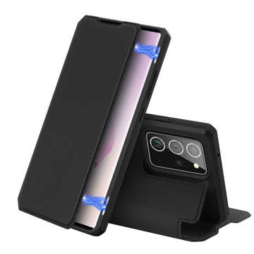 Etui ochronne z klapką Dux Ducis Skin X skórzane do Samsung Galaxy Note 20 Ultra Czarne