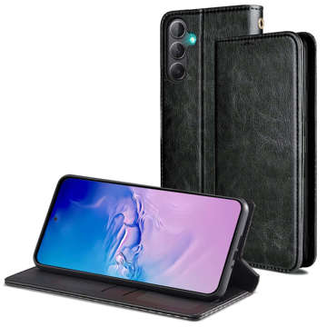 Etui ochronne z klapką skórzany portfel Alogy Wallet Case obudowa na telefon do Samsung Galaxy A34 5G Czarne