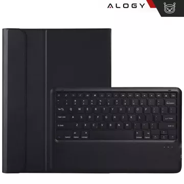 Etui ochronne z klawiaturą do Apple iPad Pro 13" M4 2024 7gen Alogy Keyboard case z miejscem na rysik klawiatura Bluetooth czarne 