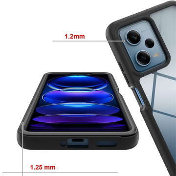 Etui pancerne Alogy Defense360 Pro + Screen Protector do Xiaomi Redmi Note 12 Pro / Poco X5 Pro Black