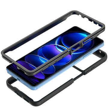 Etui pancerne Alogy Defense360 Pro + Screen Protector do Xiaomi Redmi Note 12 Pro / Poco X5 Pro Black